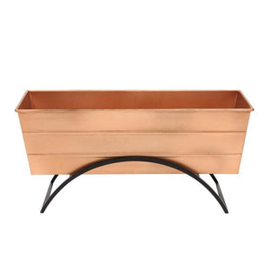 Flower Box With Odette Stand Flower Box Medium / Copper