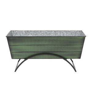 Flower Box With Odette Stand Flower Box Medium / Green