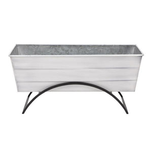 Flower Box With Odette Stand Flower Box Medium / White