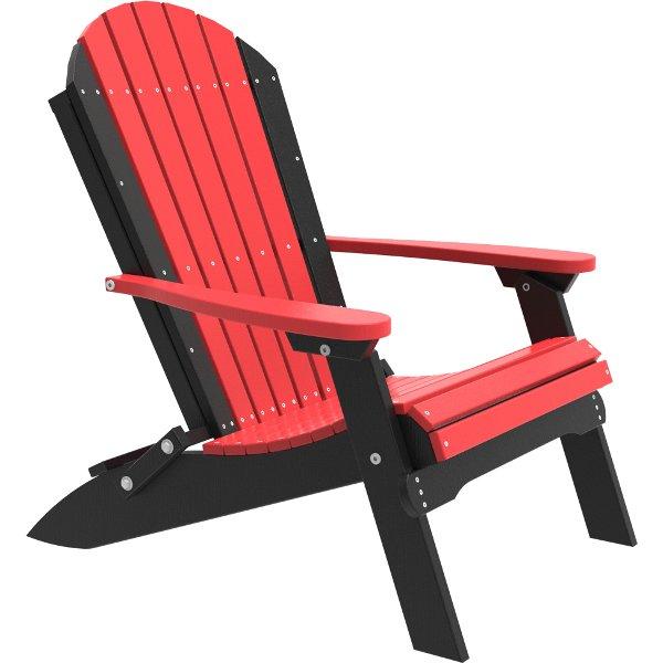 Folding Adirondack Chair Adirondack Chair Red &amp; Black