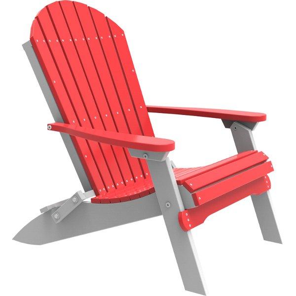 Folding Adirondack Chair Adirondack Chair Red &amp; White