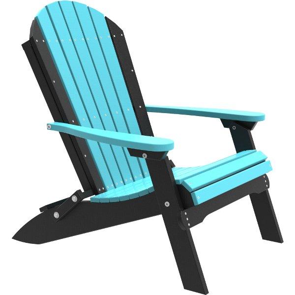 Folding Adirondack Chair Adirondack Chair Aruba Blue &amp; Black