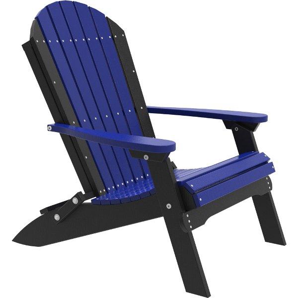 Folding Adirondack Chair Adirondack Chair Blue &amp; Black