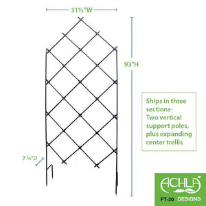 Freestanding Lattice Garden Trellis Garden Trellis / free standing metal trellis