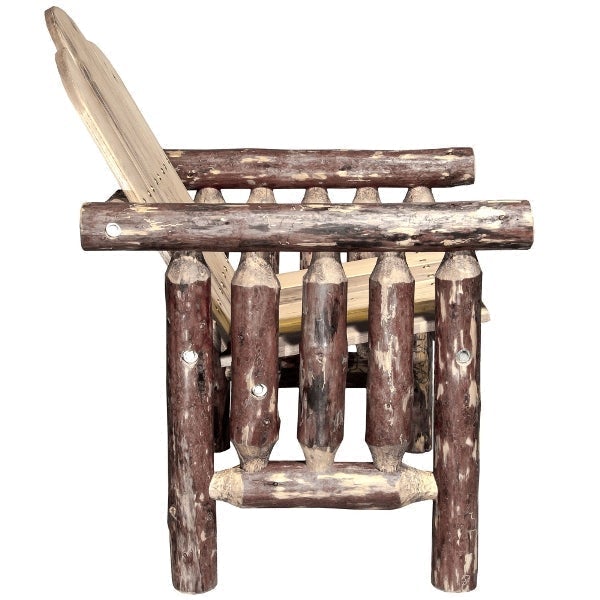 Glacier Country Log Deck Chair Outdoor Chair