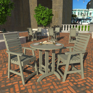 Glennville 3pc Round Counter Dining Set Dining Set