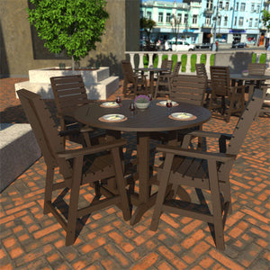 Glennville 5pc Round Counter Dining Set Dining Set