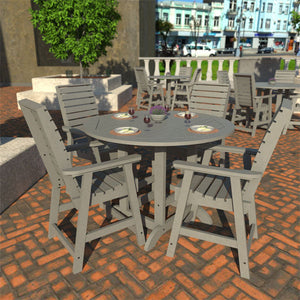 Glennville 5pc Round Counter Dining Set Dining Set