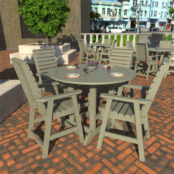 Glennville 5pc Round Counter Dining Set Dining Set
