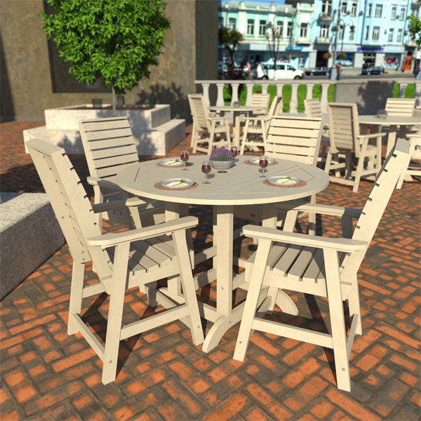 Glennville 5pc Round Counter Dining Set Dining Set