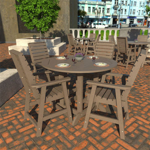 Glennville 5pc Round Counter Dining Set Dining Set