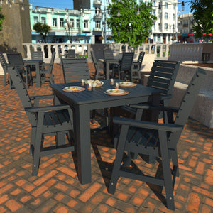 Glennville 5pc Square Counter Dining Set Dining Set