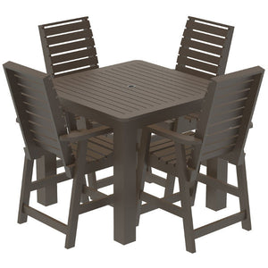 Glennville 5pc Square Counter Dining Set Dining Set Weathered Acorn