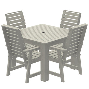 Glennville 5pc Square Dining Set Dining Set Harbor Gray