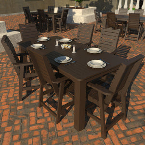 Glennville 7pc 42x84 Counter Dining Set Dining Set