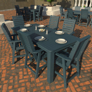 Glennville 7pc 42x84 Counter Dining Set Dining Set