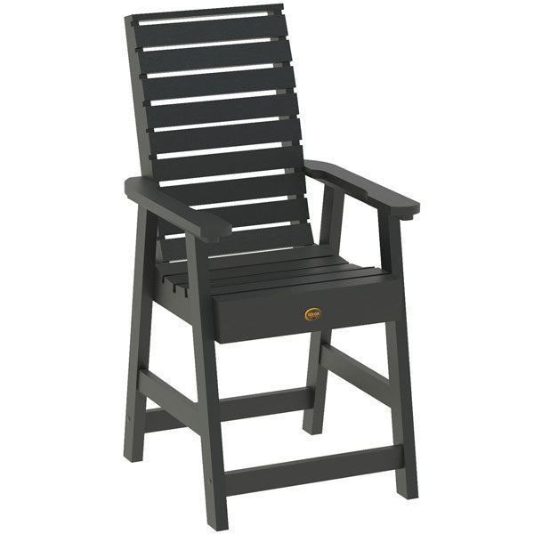 Glennville Counter Dining Arm Chair Arm Chair Black