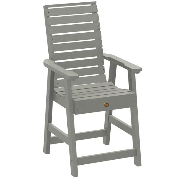 Glennville Counter Dining Arm Chair Arm Chair Coastal Teak
