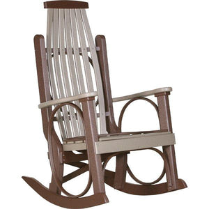 Grandpa's Rocker Rocker Chair Weatherwood & Chestnut Brown
