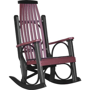Grandpa's Rocker Rocker Chair Cherrywood & Black