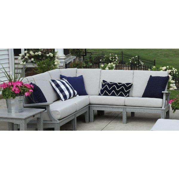 Granville Deep Seating Sectional Corner Chair With Cushions
