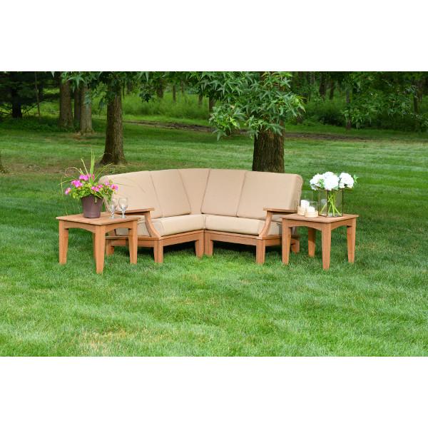 Granville Deep Seating Sectional Corner Chair With Cushions Outdoor Chair