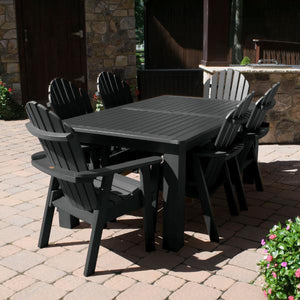 Hamilton Adirondack 7pc Rectangular Outdoor Dining Set Dining Set