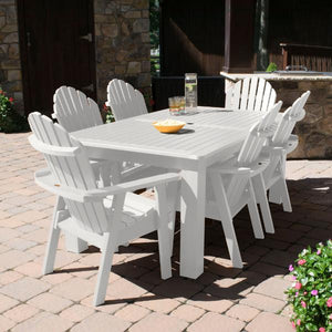 Hamilton Adirondack 7pc Rectangular Outdoor Dining Set Dining Set