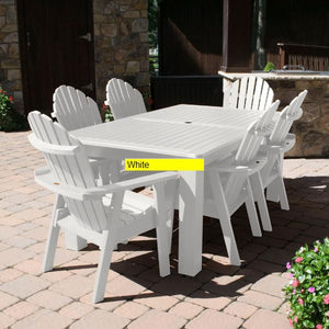 Hamilton Adirondack 7pc Rectangular Outdoor Dining Set Dining Set