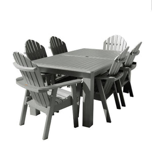 Hamilton Adirondack 7pc Rectangular Outdoor Dining Set Dining Set