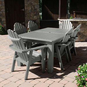 Hamilton Adirondack 7pc Rectangular Outdoor Dining Set Dining Set