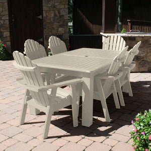 Hamilton Adirondack 7pc Rectangular Outdoor Dining Set Dining Set