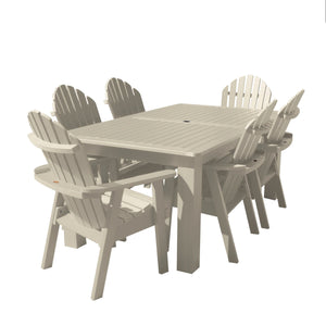 Hamilton Adirondack 7pc Rectangular Outdoor Dining Set Dining Set