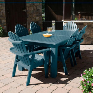Hamilton Adirondack 7pc Rectangular Outdoor Dining Set Dining Set