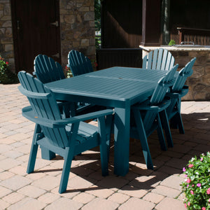 Hamilton Adirondack 7pc Rectangular Outdoor Dining Set Dining Set