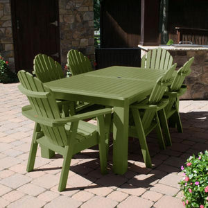 Hamilton Adirondack 7pc Rectangular Outdoor Dining Set Dining Set