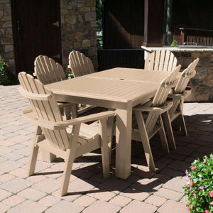 Hamilton Adirondack 7pc Rectangular Outdoor Dining Set Dining Set