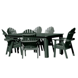Hamilton Adirondack 7pc Rectangular Outdoor Dining Set Dining Set