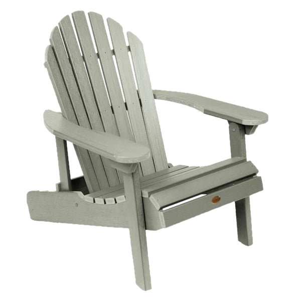 Hamilton Outdoor Folding &amp; Reclining Adirondack Chair Adirondack Chair Eucalyptus