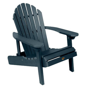 Hamilton Outdoor Folding & Reclining Adirondack Chair Adirondack Chair Federal Blue