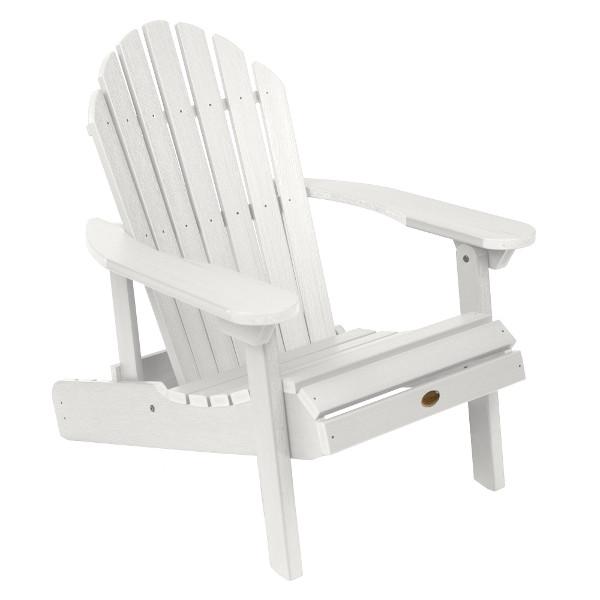 Hamilton Outdoor Folding &amp; Reclining Adirondack Chair Adirondack Chair White