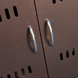 Hammered Bronze Square Fire Pit Fire Pits