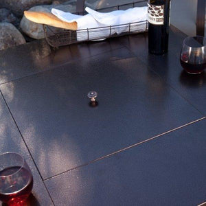 Hammered Bronze Square Fire Pit Fire Pits