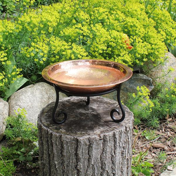 Hammered Copper Birdbath Bowl Copper Birdbath Bowl