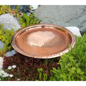 Hammered Copper Birdbath Bowl Copper Birdbath Bowl