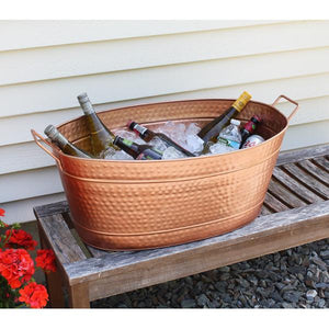 Hammered Copper Plated Tubs Copper Plated Tubs