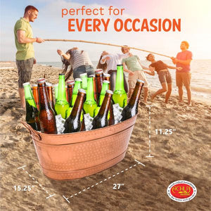 Hammered Copper Plated Tubs Copper Plated Tubs