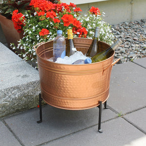 Hammered Copper Plated Tubs Copper Plated Tubs