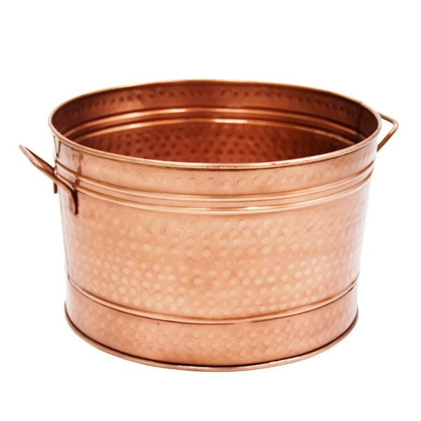 Hammered Copper Plated Tubs Copper Plated Tubs Round