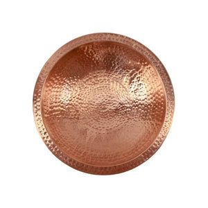 Hammered Solid Copper Birdbath Birdbath